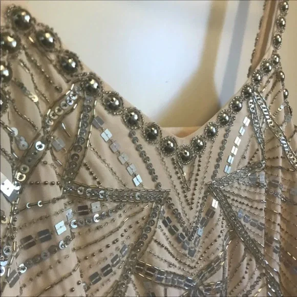 Parker Embellished Sequin Beaded Mini Dress XS - Picture 12 of 16